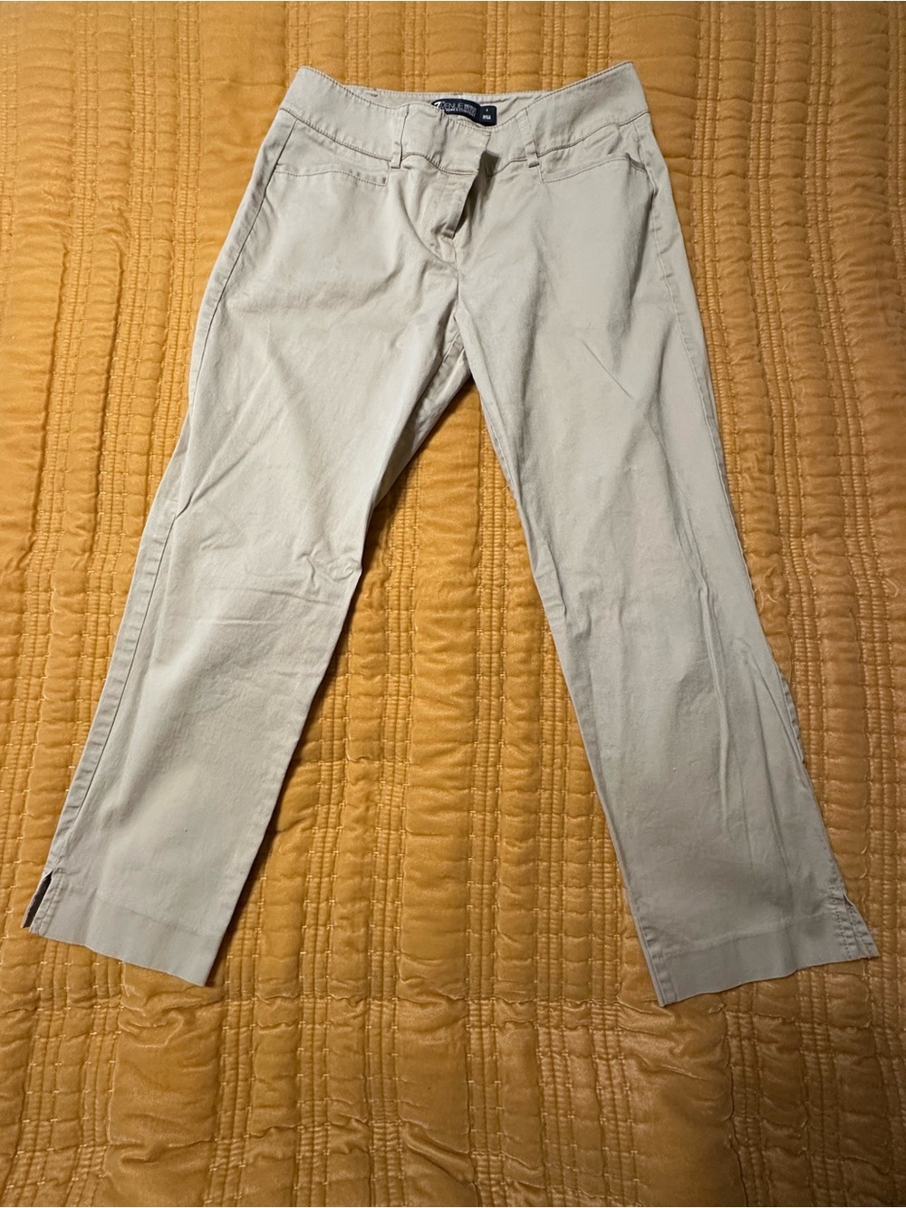 New York & Company khaki Cropped Pants - Straight Ankle